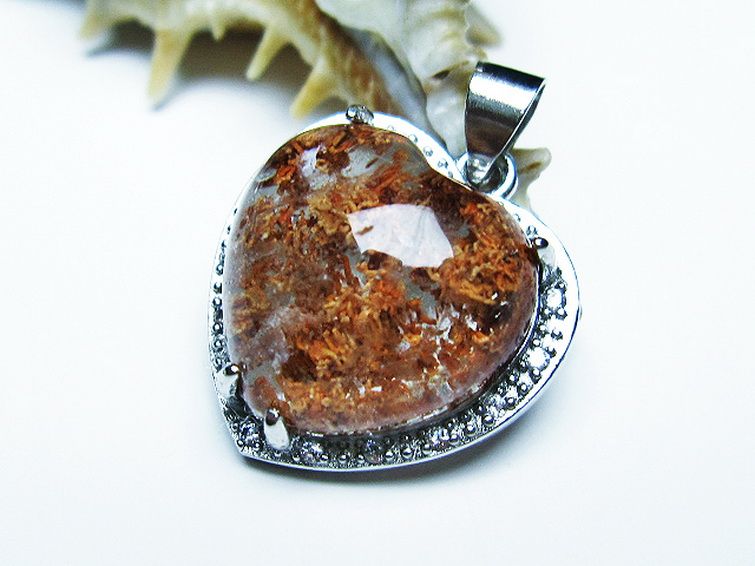 ガーデン水晶 ペンダント [t175-1591] 2枚目