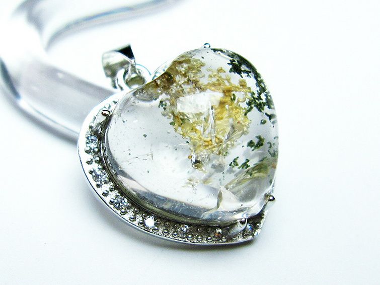 ガーデン水晶 ペンダント [t175-1644] 3枚目