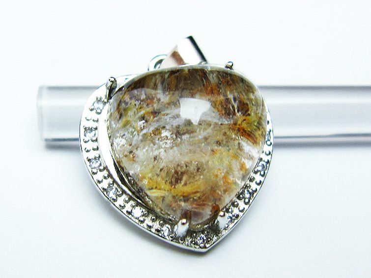 ガーデン水晶 ペンダント [t175-1648] 2枚目