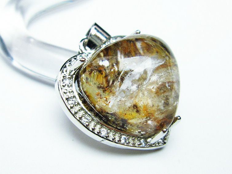 ガーデン水晶 ペンダント [t175-1648] 3枚目