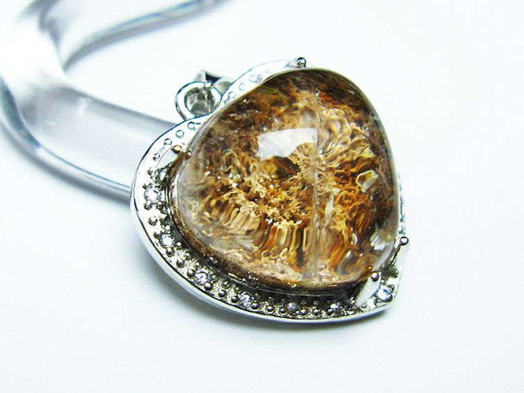 ガーデン水晶 ペンダント [t175-1790] 3枚目