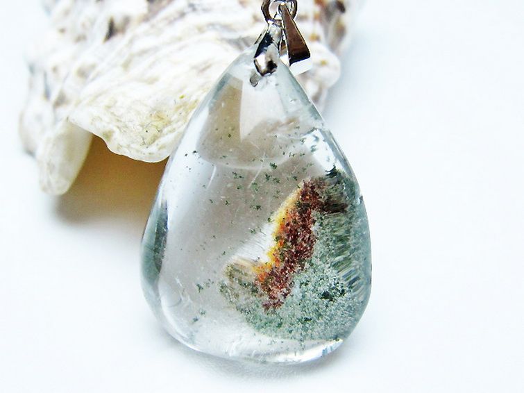 ガーデン水晶 ペンダント [t175-1863] 1枚目