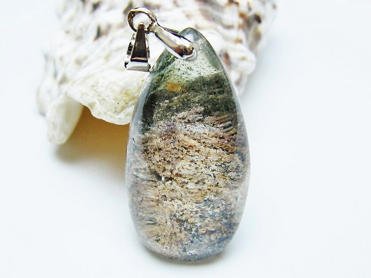 ガーデン水晶 ペンダント [t175-1962] 1枚目