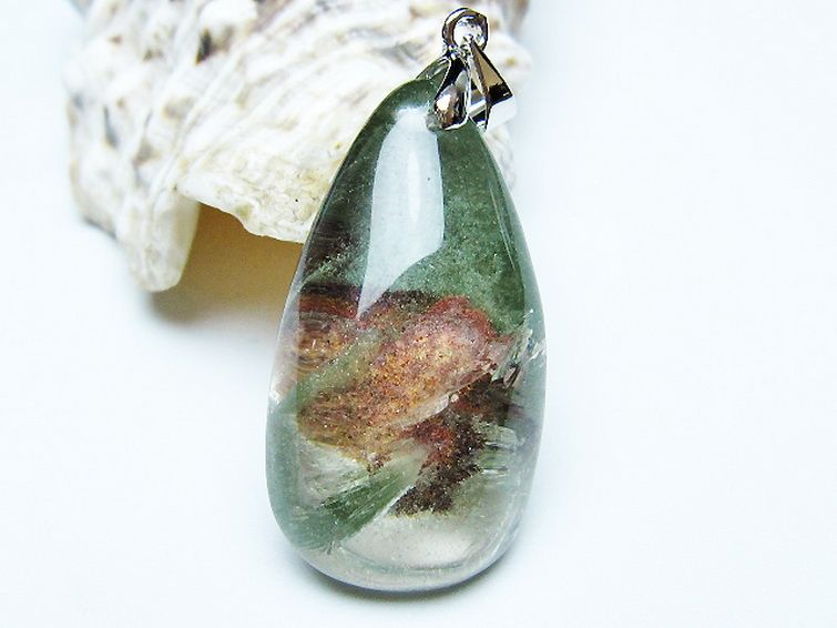 グリーンファントム ペンダント [t175-2023] 1枚目