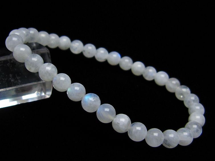 ムーンストーン ブレスレット 6mm [T18-9001] 2枚目