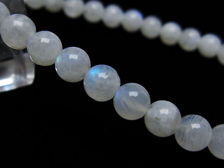 ムーンストーン ブレスレット 6mm [T18-9001] 3枚目