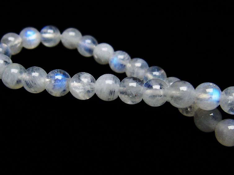 ムーンストーン ブレスレット 5mm [t18-9314] 1枚目