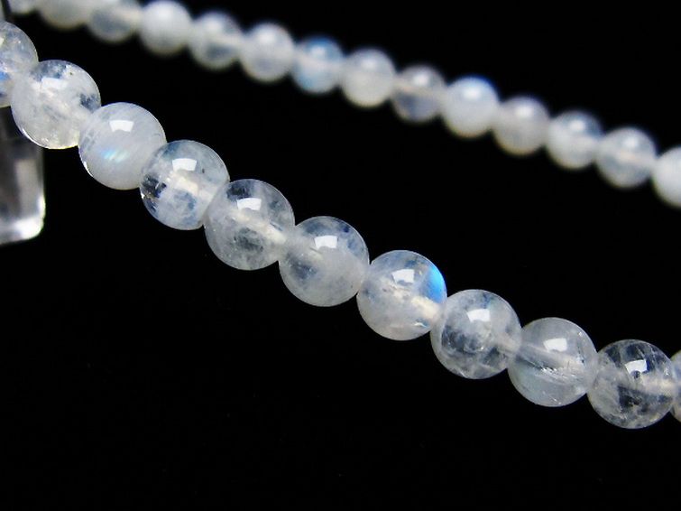 ムーンストーン ブレスレット 5mm [t18-9314] 3枚目