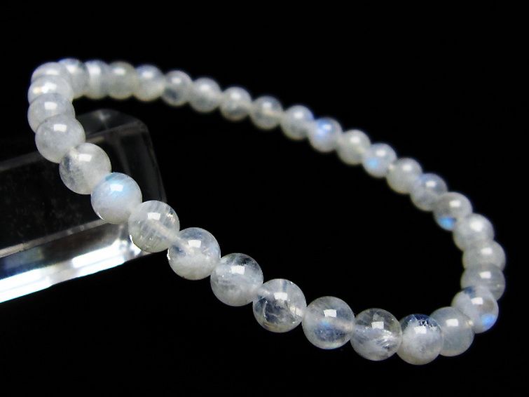 ムーンストーン ブレスレット 6mm [t18-9461] 2枚目