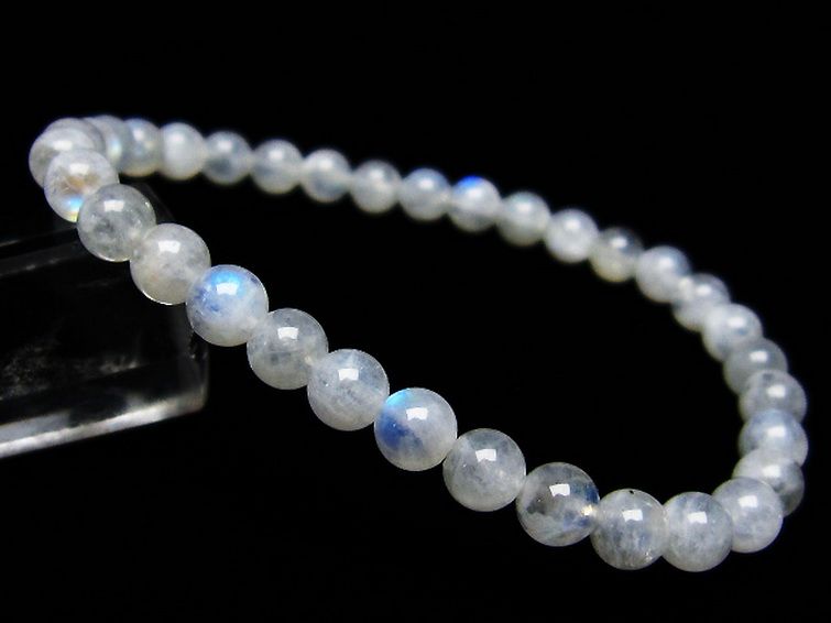 ムーンストーン ブレスレット 6mm [t18-9467] 2枚目