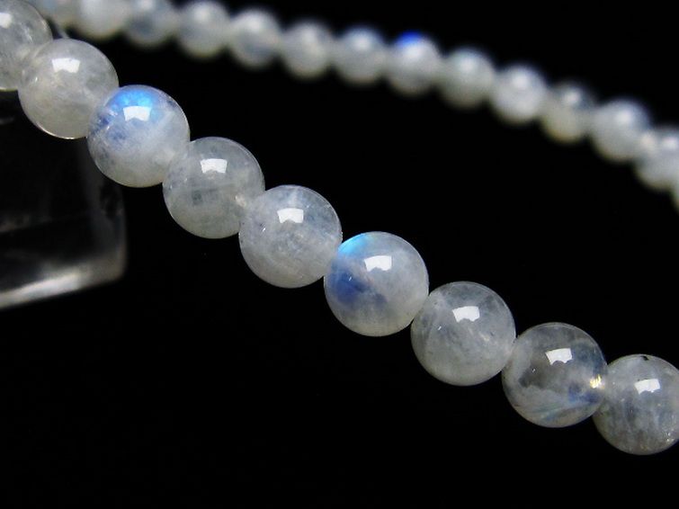 ムーンストーン ブレスレット 6mm [t18-9467] 3枚目