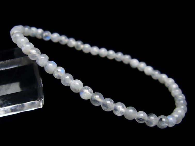 ムーンストーン ブレスレット 4mm [t18-9483] 2枚目