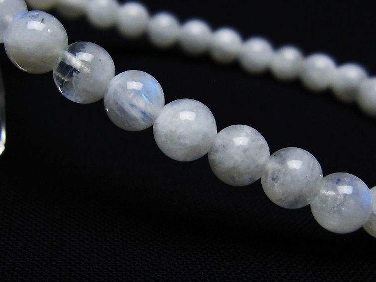 ムーンストーン ブレスレット 6mm [T18-9489] 3枚目