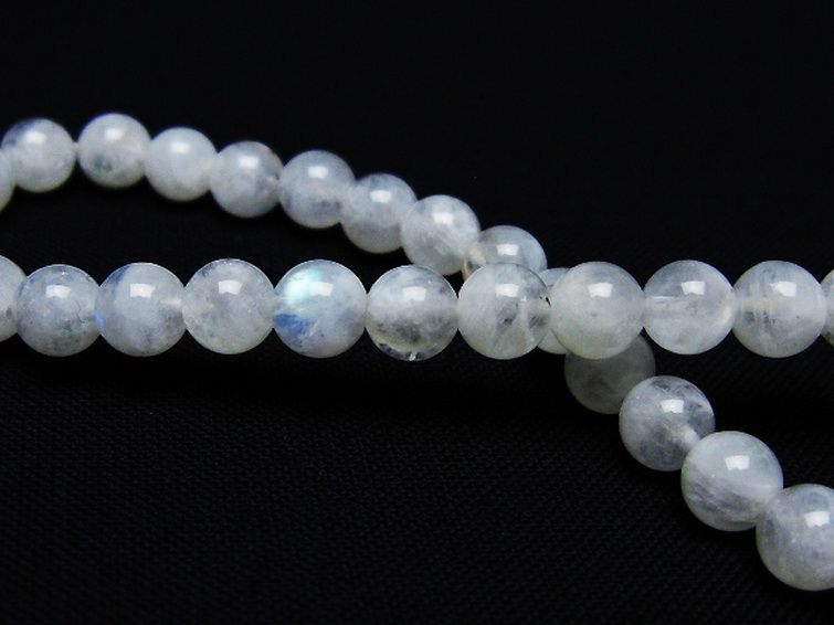 ムーンストーン ブレスレット 6mm [t18-9491] 2枚目
