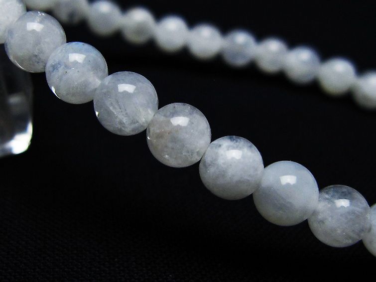 ムーンストーン ブレスレット 6mm [t18-9491] 3枚目
