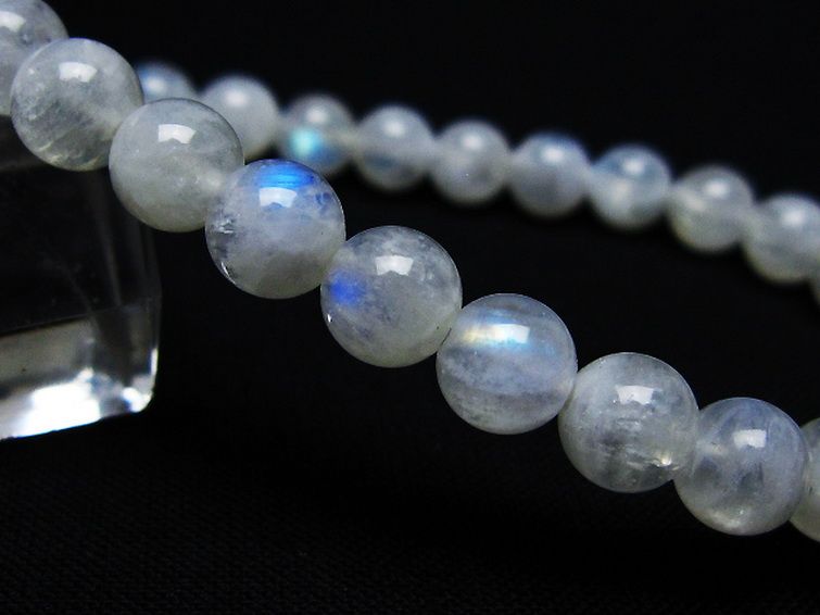 ムーンストーン ブレスレット 7mm [t18-9536] 3枚目
