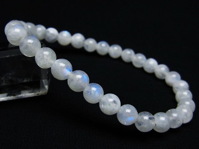 ムーンストーン ブレスレット 6mm [t18-9544] 1枚目