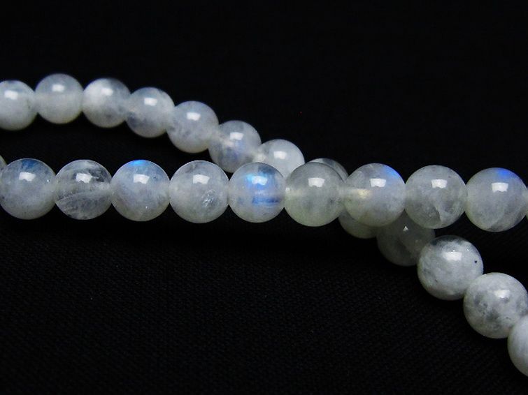 ムーンストーン ブレスレット 6mm [t18-9544] 2枚目