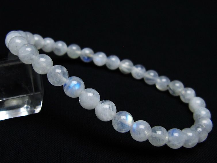 ムーンストーン ブレスレット 6mm [t18-9546] 1枚目