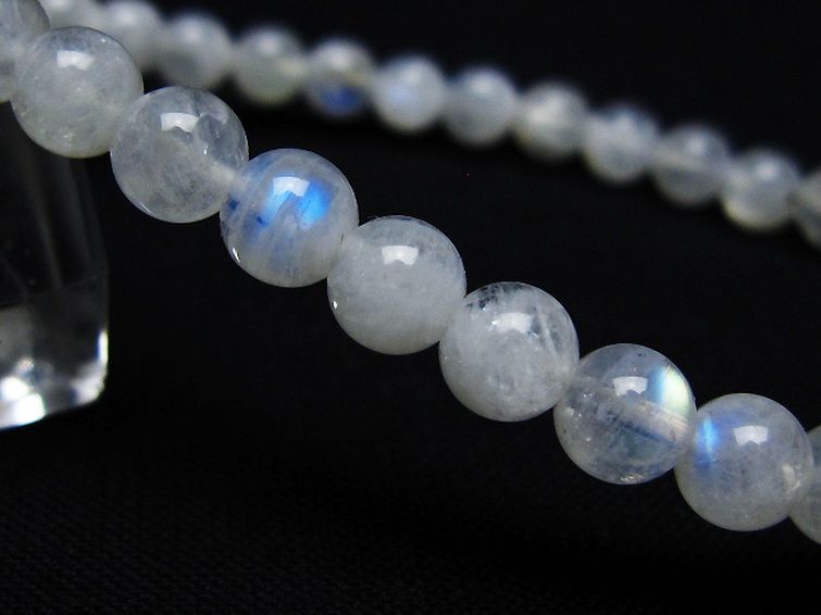 ムーンストーン ブレスレット 6mm [t18-9546] 3枚目