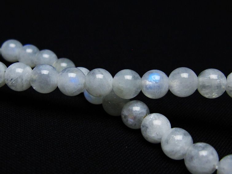 ムーンストーン ブレスレット 6mm [t18-9549] 2枚目