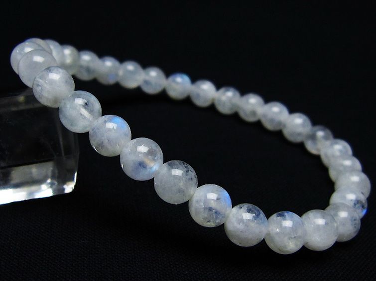ムーンストーン ブレスレット 6mm [T18-9552] 1枚目