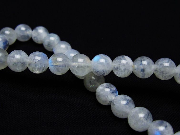 ムーンストーン ブレスレット 6mm [T18-9552] 2枚目