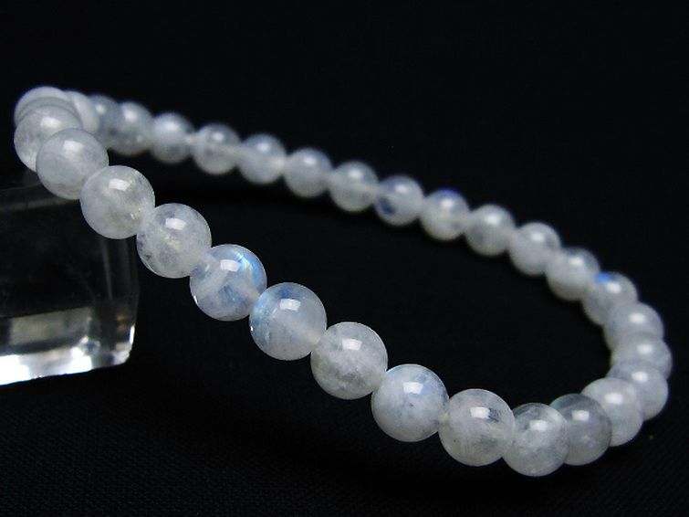 ムーンストーン ブレスレット 6mm [T18-9553] 1枚目