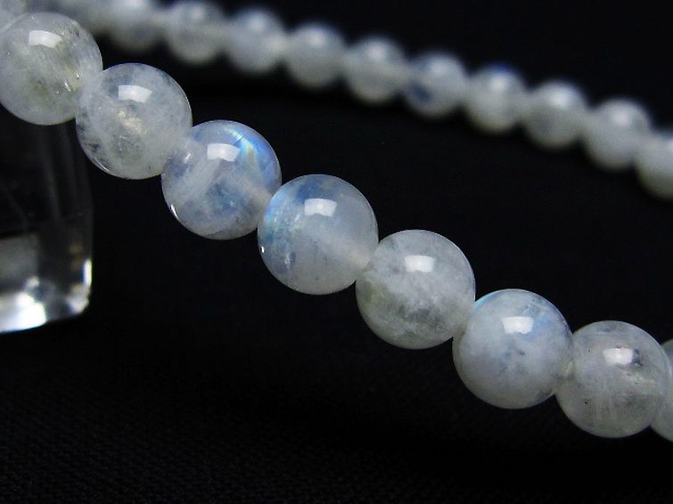 ムーンストーン ブレスレット 6mm [T18-9553] 3枚目