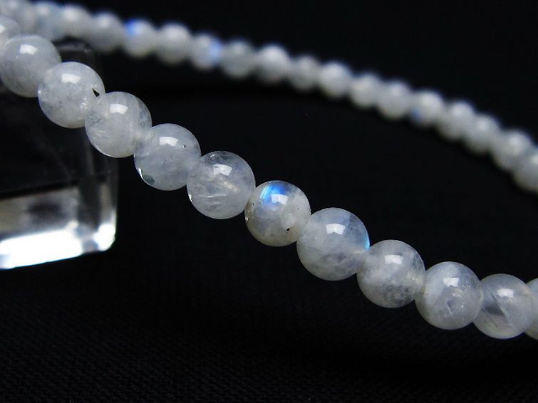 ムーンストーン ブレスレット 5mm [T18-9569] 3枚目