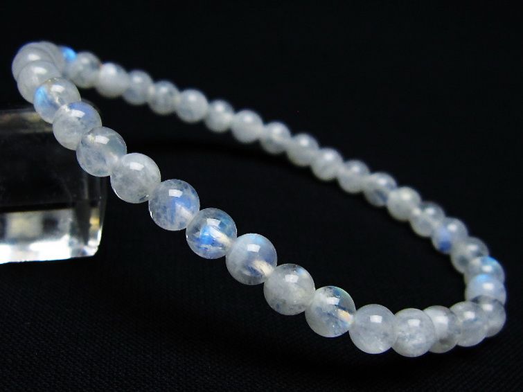 ムーンストーン ブレスレット 5mm [t18-9575] 1枚目