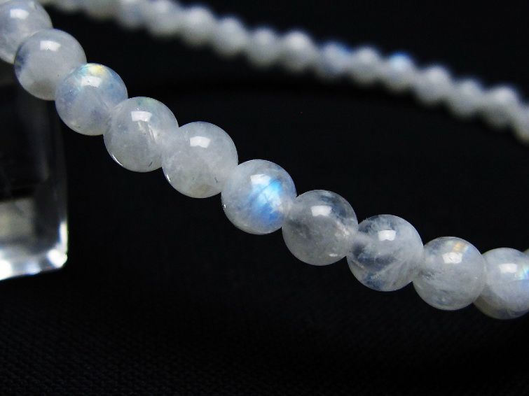ムーンストーン ブレスレット 5mm [T18-9579] 3枚目