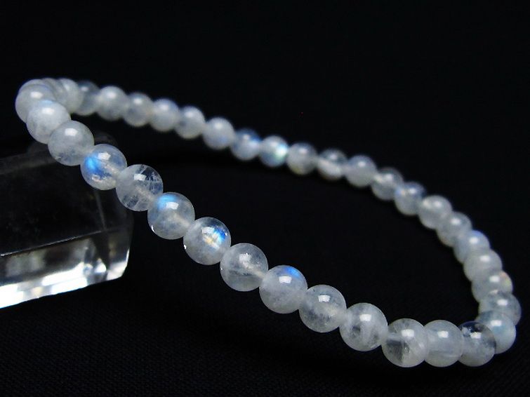 ムーンストーン ブレスレット 5mm [t18-9582] 1枚目