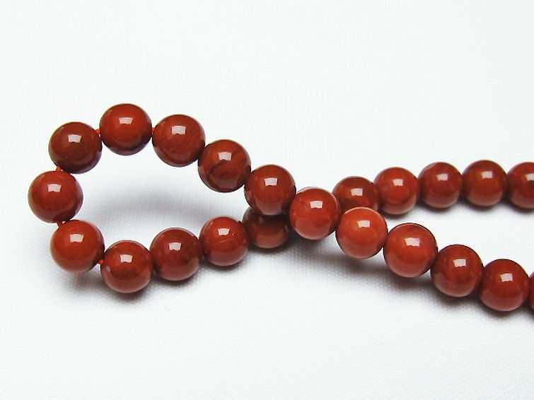 レッドアゲート 赤メノウ ブレスレット 7mm [t187-1655] 2枚目