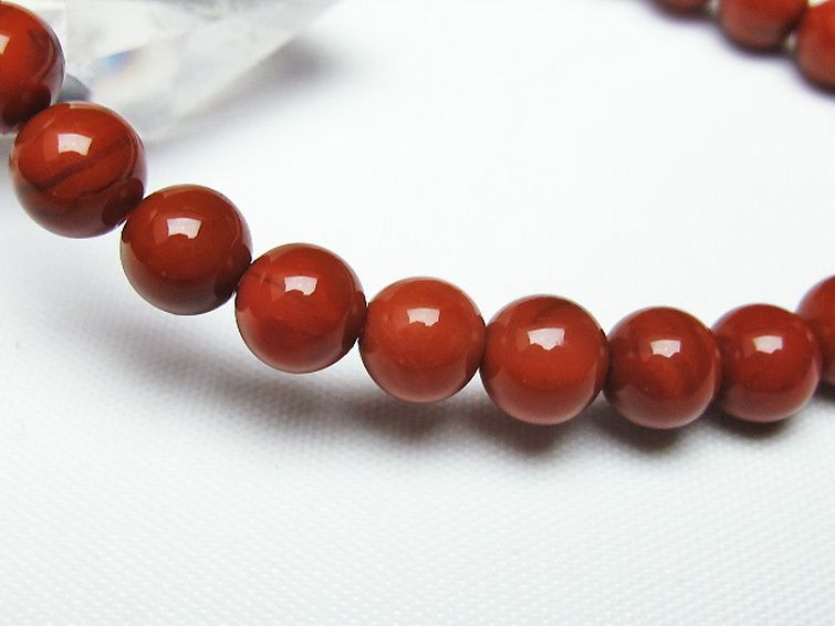レッドアゲート 赤メノウ ブレスレット 7mm [t187-1655] 3枚目