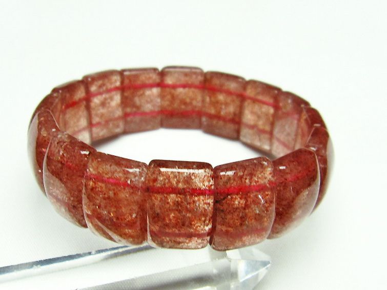 ストロベリークォーツ バングル [t188-2123] 3枚目