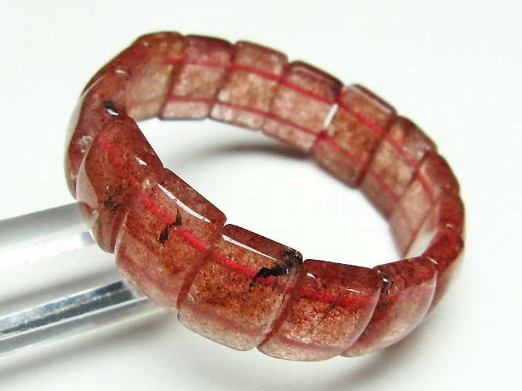 ストロベリークォーツ バングル [t188-2163] 1枚目