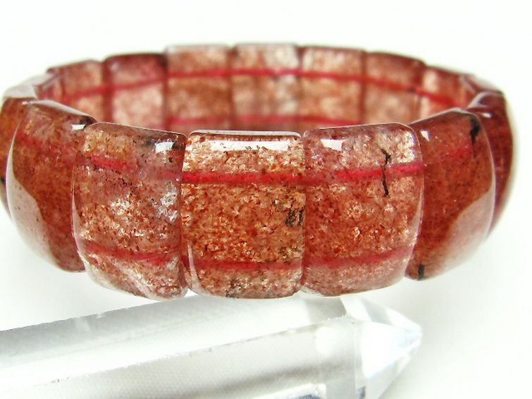 ストロベリークォーツ バングル [t188-2163] 2枚目