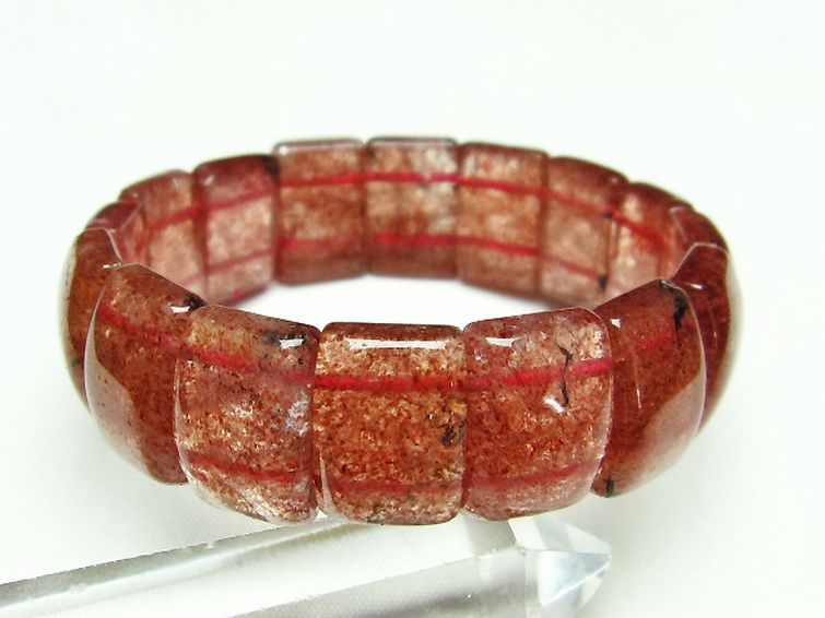 ストロベリークォーツ バングル [t188-2163] 3枚目