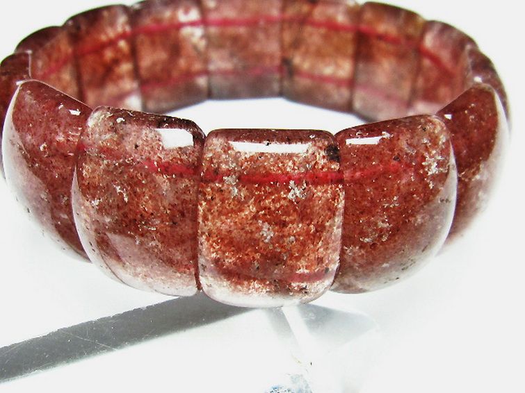 ストロベリークォーツ バングル [t188-2400] 3枚目
