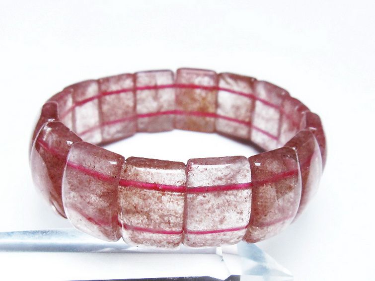 ストロベリークォーツ バングル [t188-2475] 1枚目