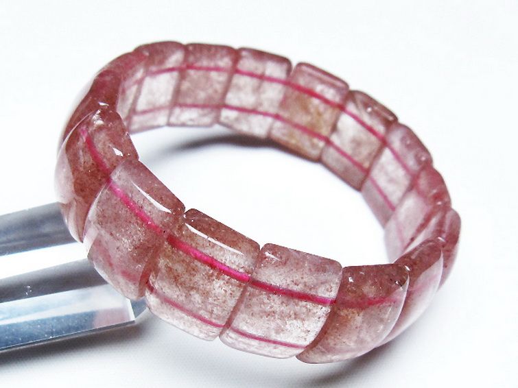 ストロベリークォーツ バングル [t188-2475] 2枚目