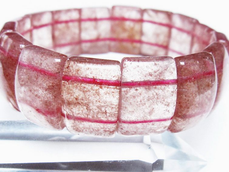 ストロベリークォーツ バングル [t188-2475] 3枚目