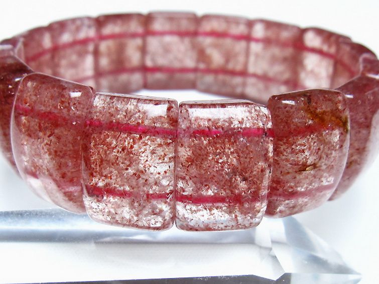 ストロベリークォーツ バングル [t188-2484] 3枚目