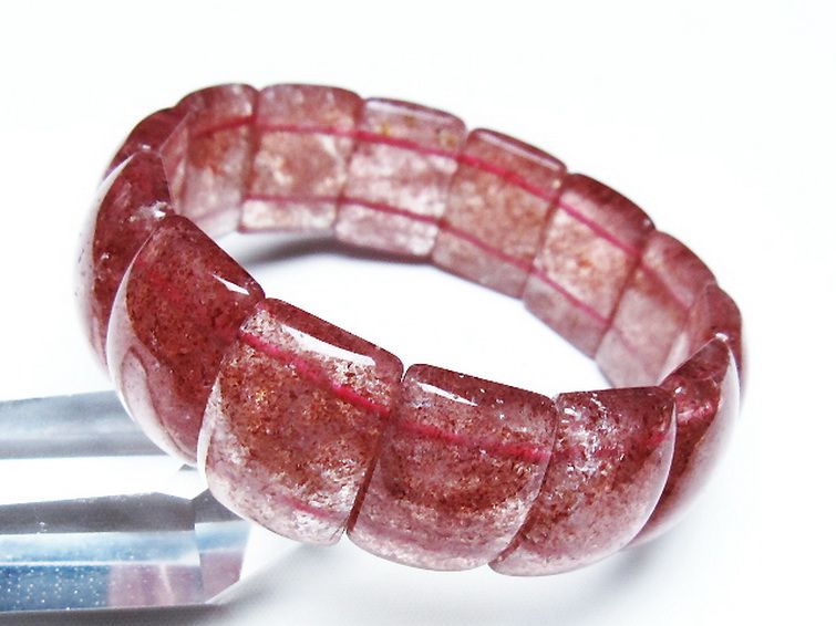 ストロベリークォーツ バングル [t188-2488] 2枚目