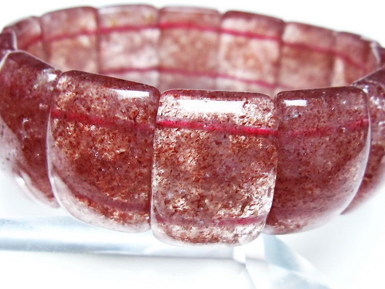 ストロベリークォーツ バングル [t188-2488] 3枚目