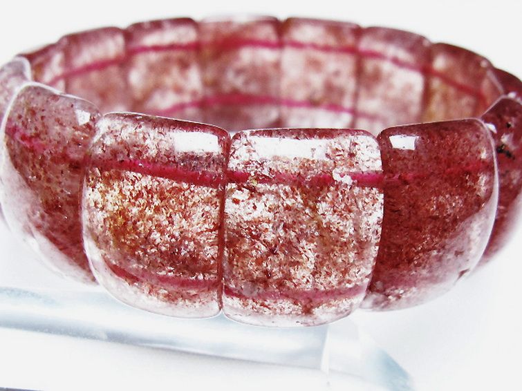 ストロベリークォーツ バングル [t188-2506] 3枚目