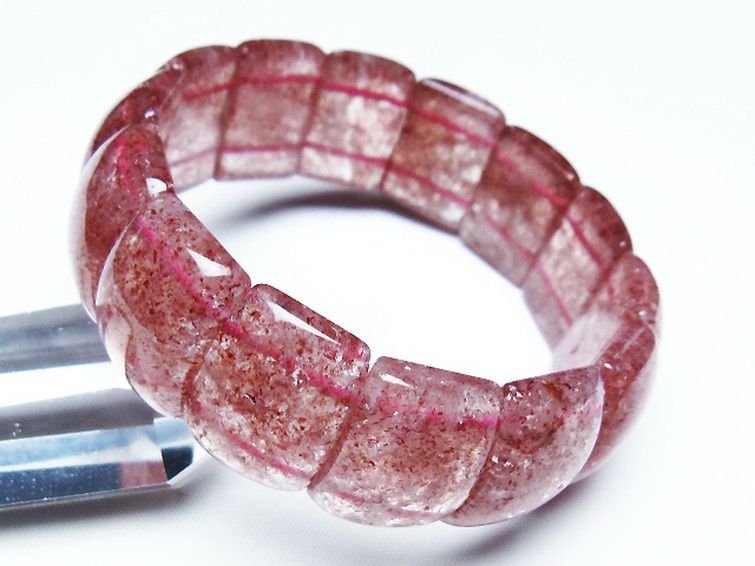 ストロベリークォーツ バングル [T188-2539] 2枚目