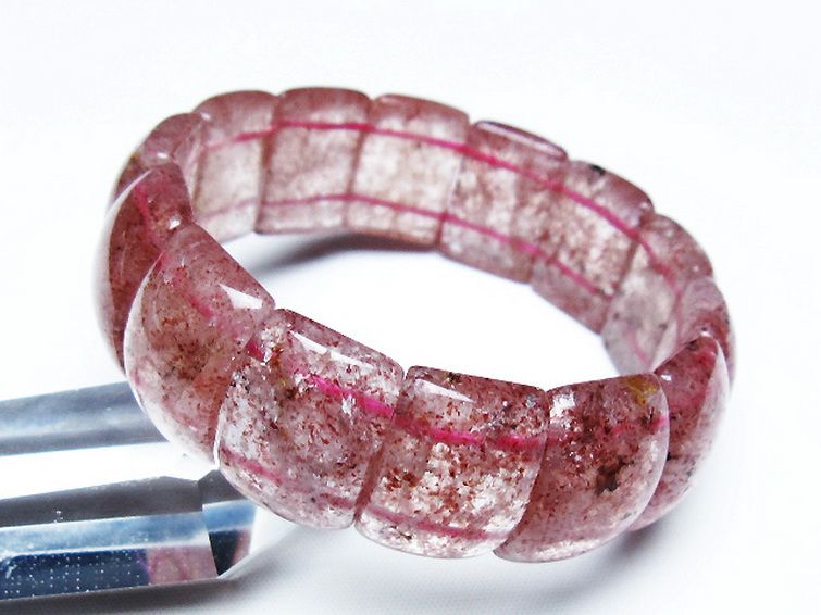ストロベリークォーツ バングル [T188-2545] 2枚目