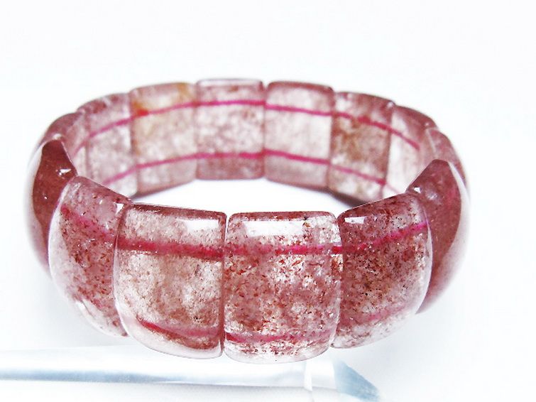 ストロベリークォーツ バングル [T188-2548] 1枚目
